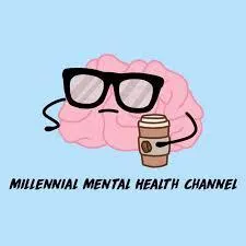 a brain with glasses holding a coffee cup