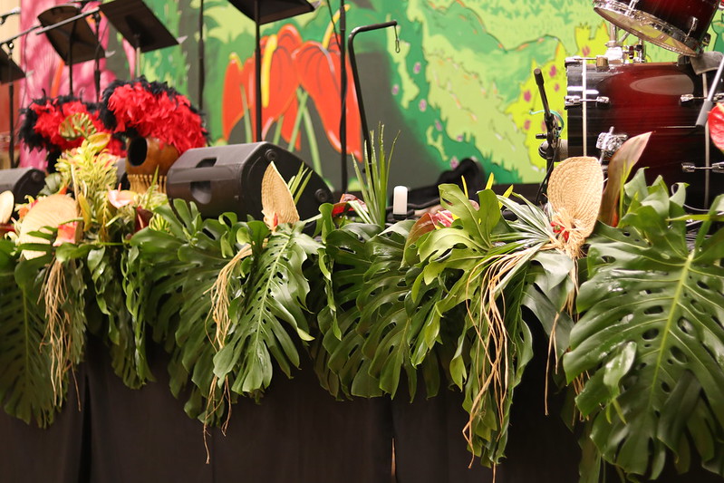 Floral Decorations from Lūʻau 2022