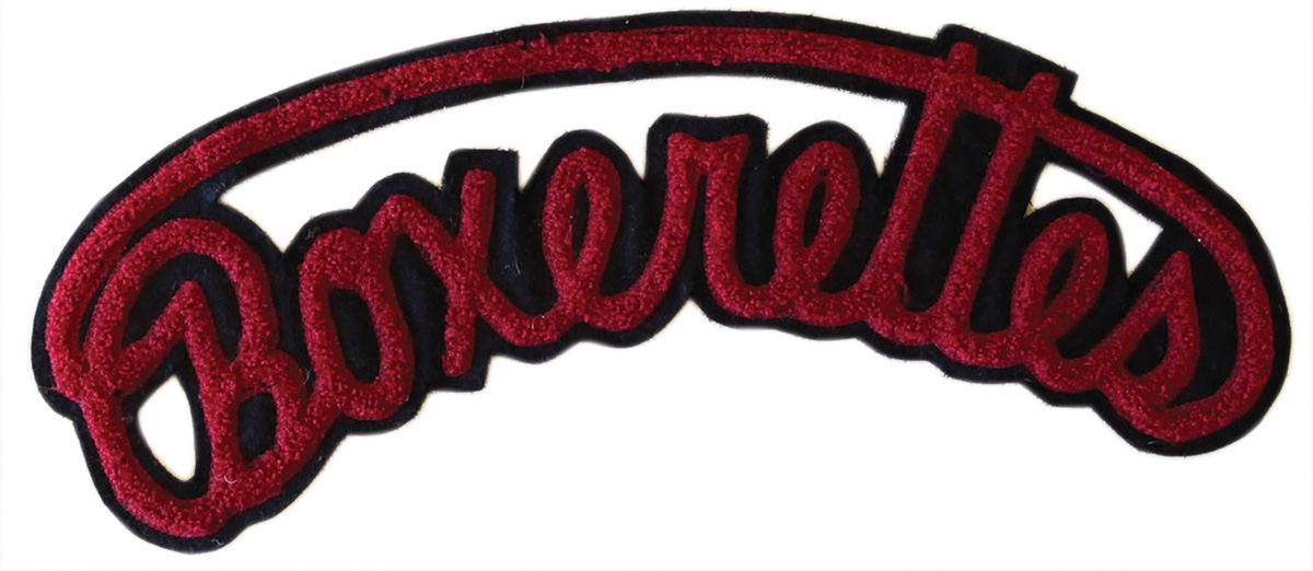 Boxerettes Patch from Pacific University Greek Life