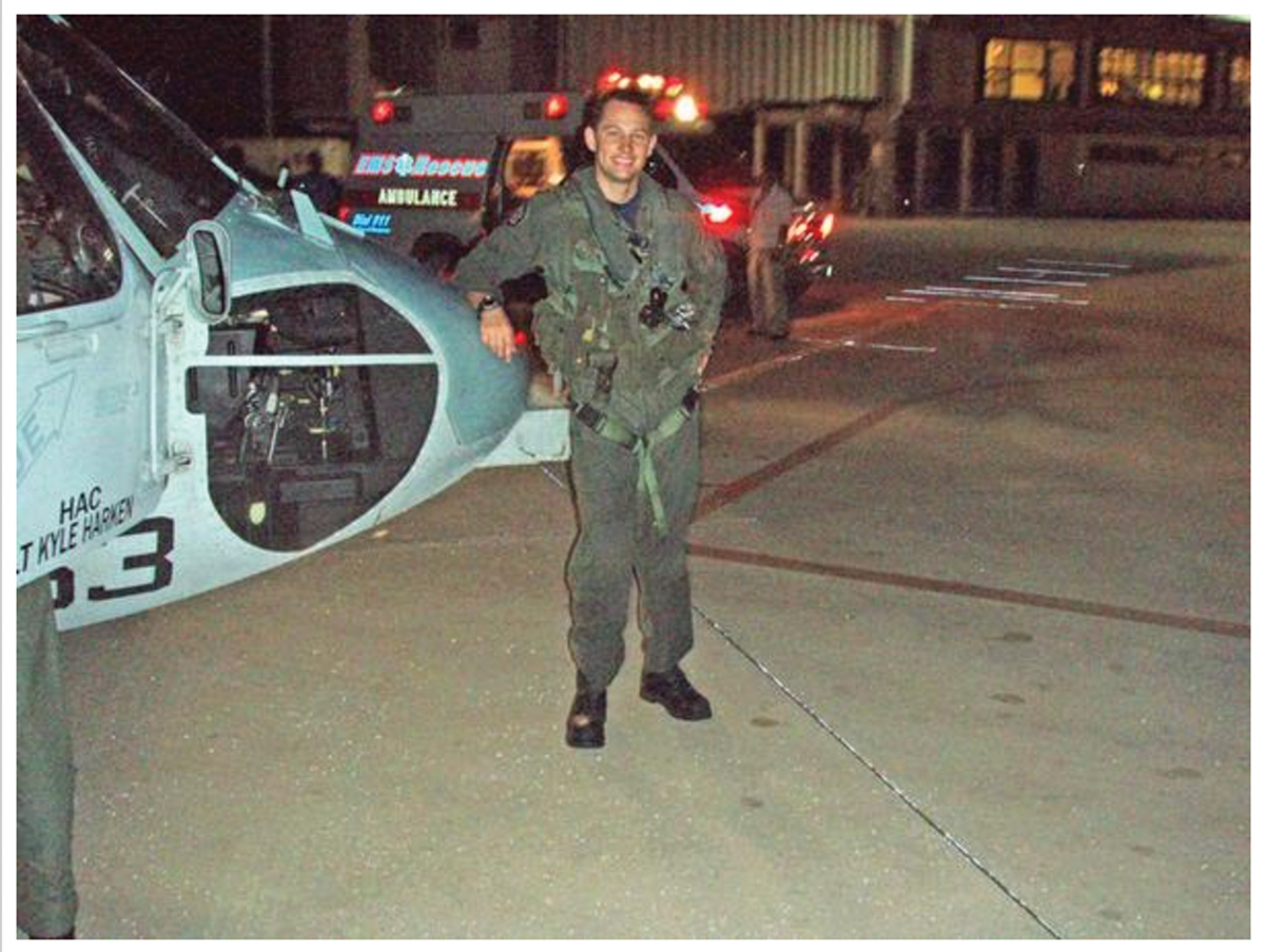 Mark Loomis Pictured after the Rescue