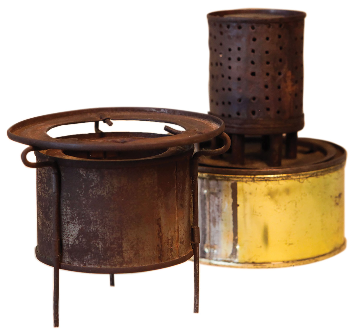 Hand-Made stove that was brought with the Tran's to Pacific