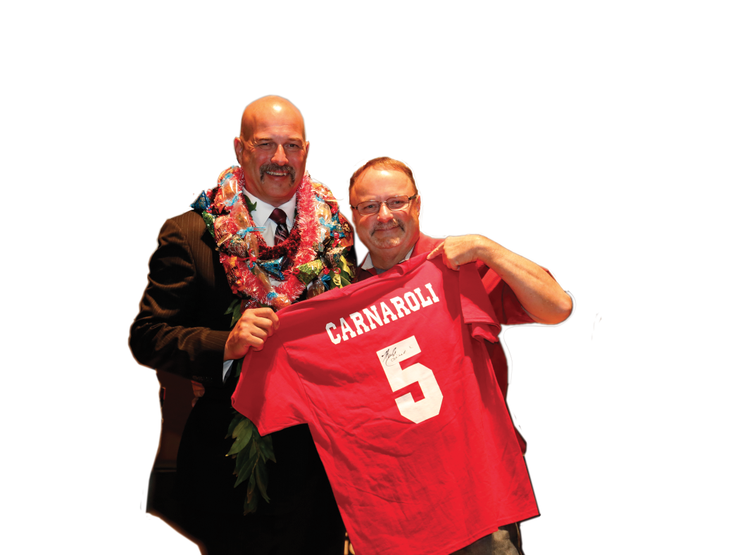Rick Carnaroli '80 pictured with friend