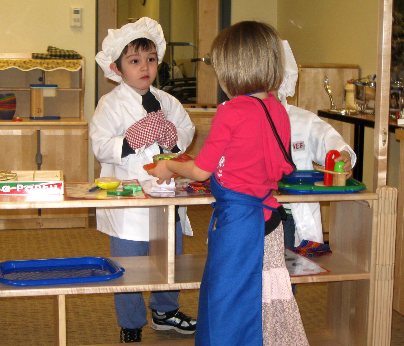 Tenzin as chef