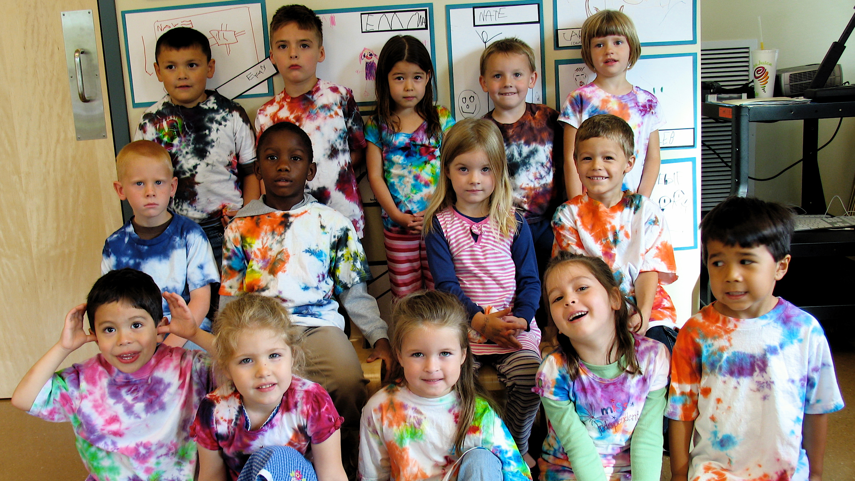 Skylar Sanchez '25 with her ELC class