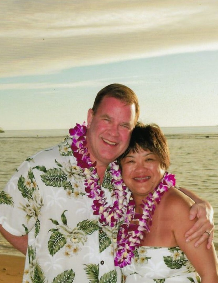 couple posing on beach