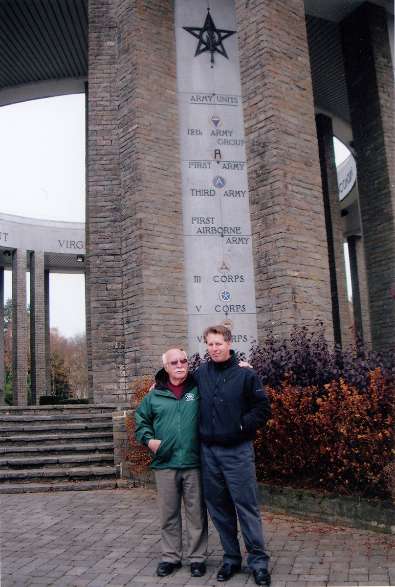 Calvin Van Pelt pictured with his son.