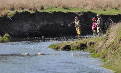 Norm Scott flyfishing