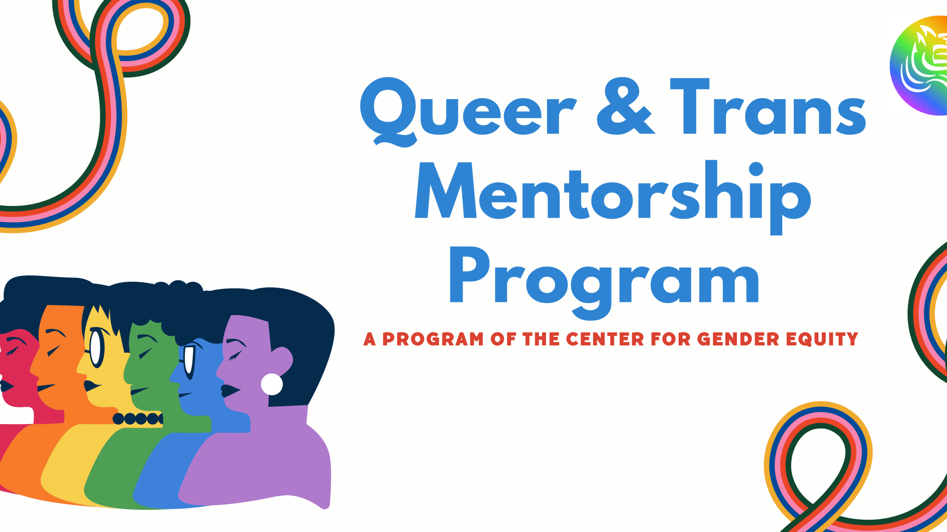 Banner reading "Queer & Trans Mentorship Program"