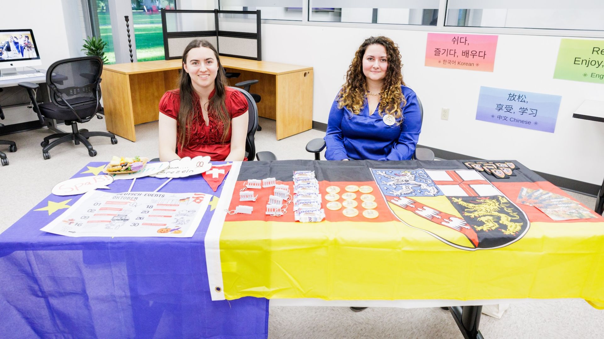 German Club students at event